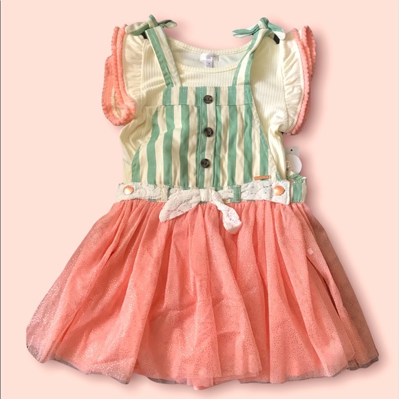 New! Tahari Kids Skirtall set with Tee size 5 - Picture 2 of 8